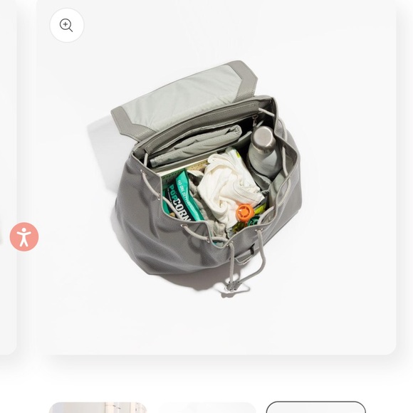 Freshly Picked- Ebony Drawcord Backpack - Picture 2 of 7